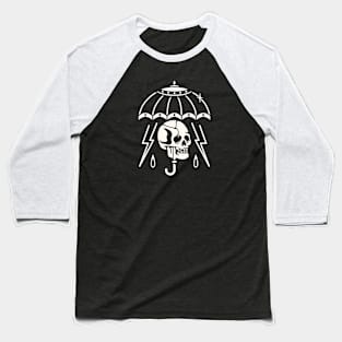 Umbrella skull tattoo Baseball T-Shirt